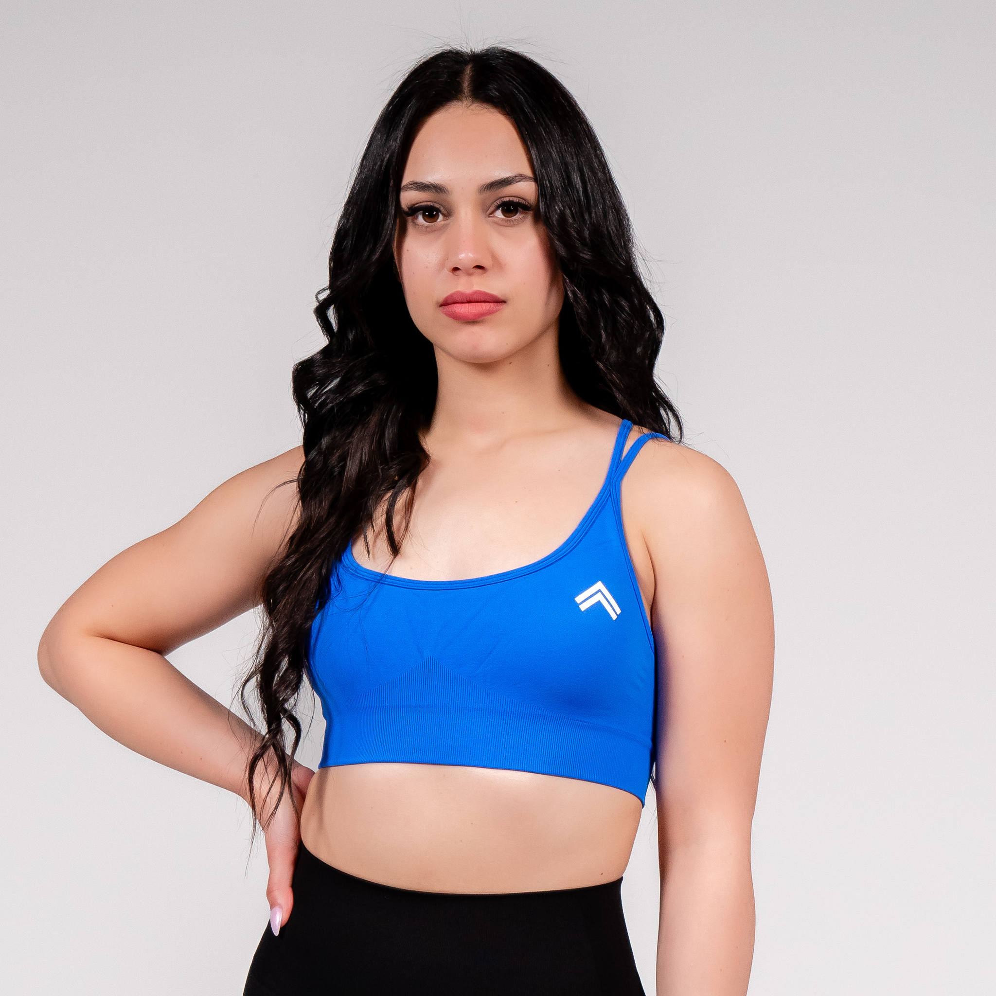 Infinity Navy Blue Sport Bra