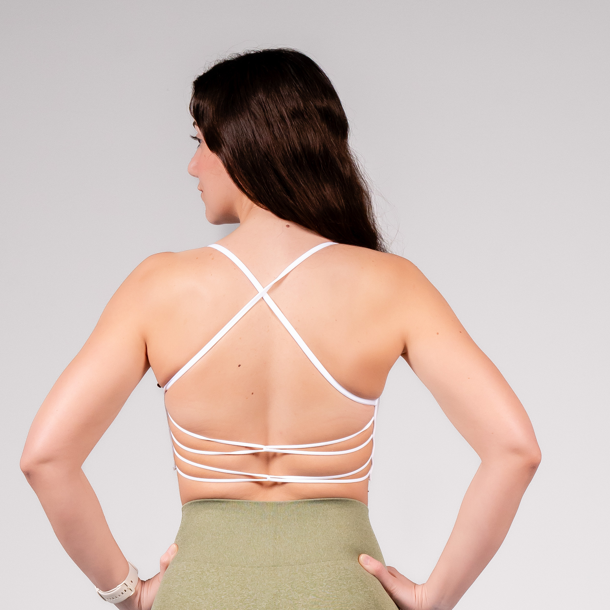 Back Gain - Whiate Sport Bra Back Gain - Whiate Sport Bra